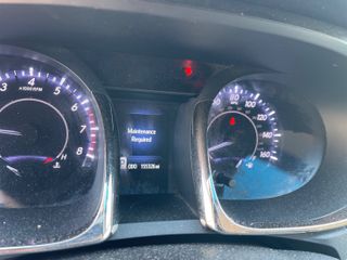 2014 Toyota Avalon Limited - Interior Dashboard With Vehicle Running Image